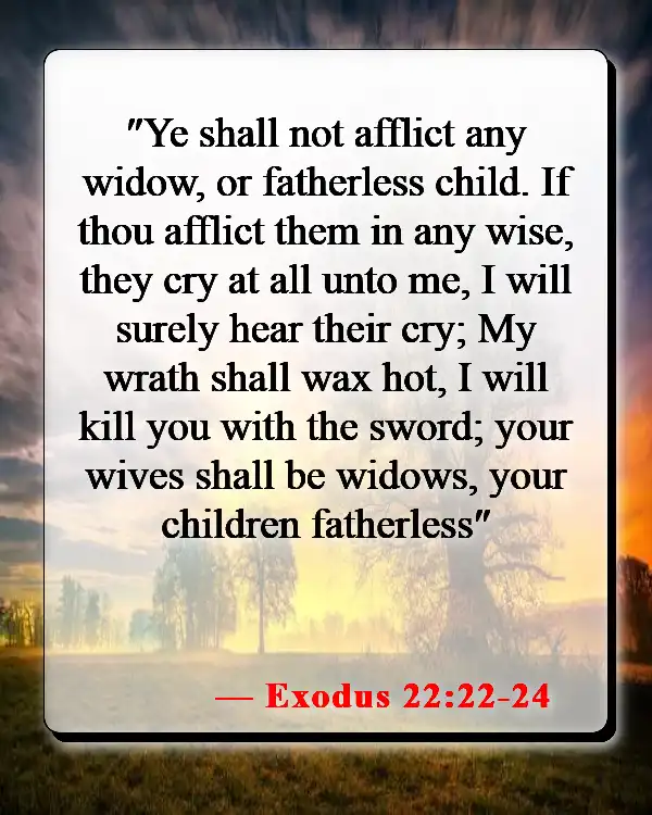 Bible Verses About Protecting Children (Exodus 22:22-24)