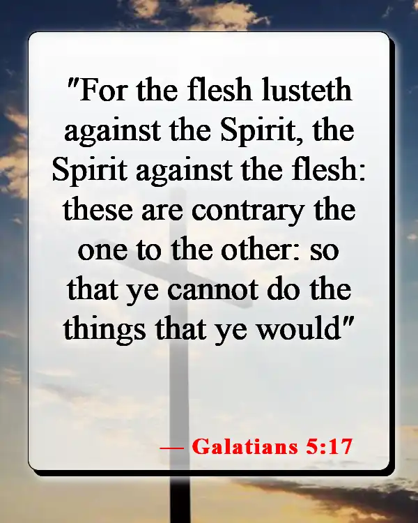 Bible Verses About Sin Nature (Galatians 5:17)