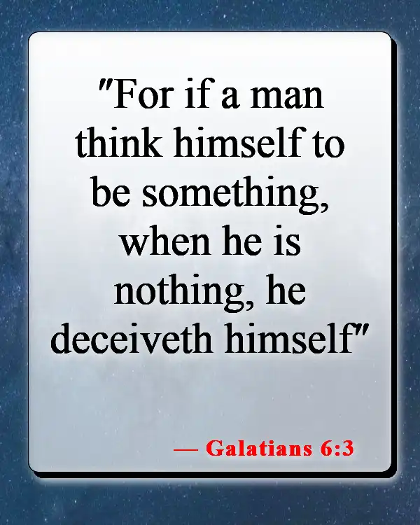 Bible Verses About Narcissism (Galatians 6:3)