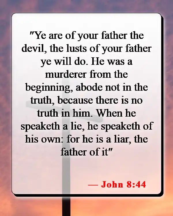 Bible Verses About Sin Nature (John 8:44)