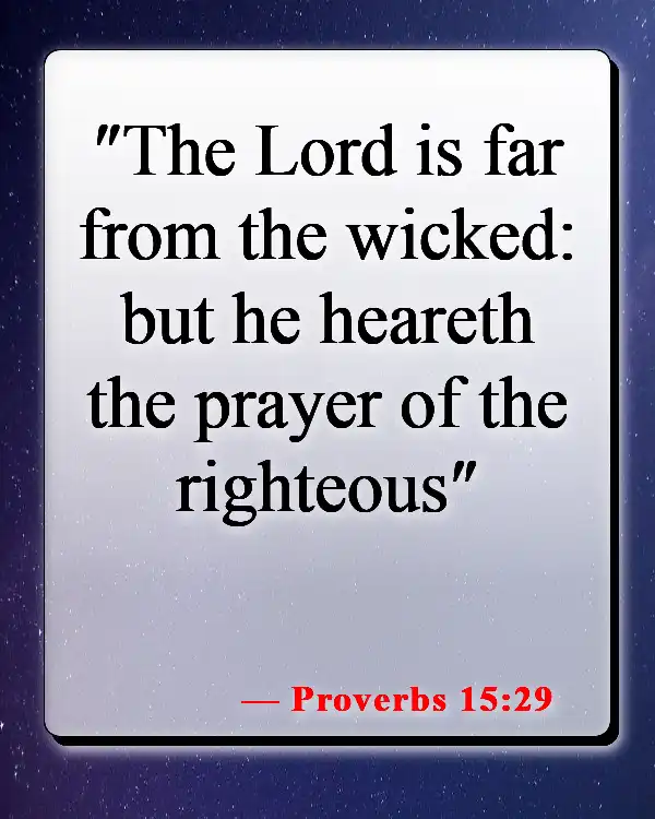 Bible Verse About Sin Separating Us From God (Proverbs 15:29)