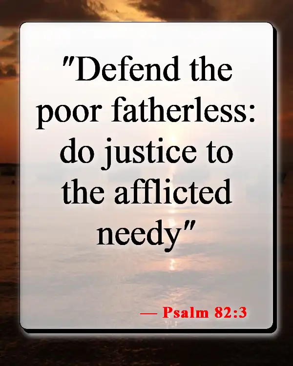 Bible Verse About Helping The Needy (Psalm 82:3)