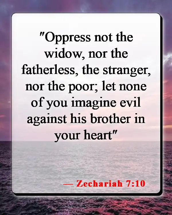 Bible Verses About Protecting Children (Zechariah 7:10)